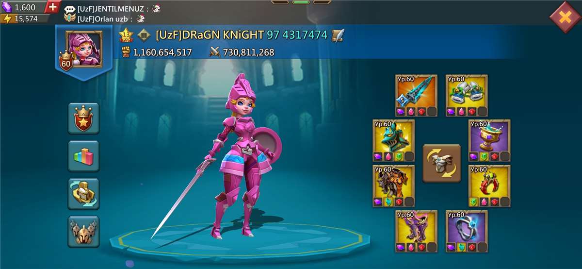 продажа аккаунта к игре Lords Mobile